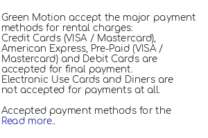 Conditions for Green Motion